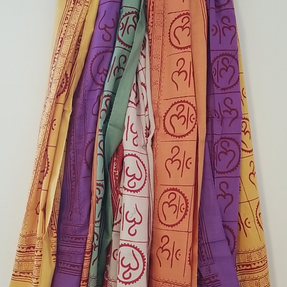 OM Cotton Scarves.